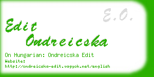 edit ondreicska business card